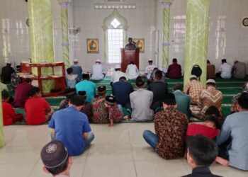 Rawat Kamtibmas Polsek Bosar Maligas Gelar Jumat Curhat dan SAPARI IBADAH