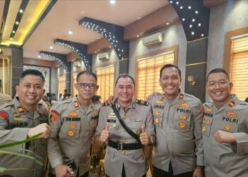 Sertijab Dua Kasad dan Tiga Kapolsek Di Polres Muba Berjalan Lancar Dan Aman