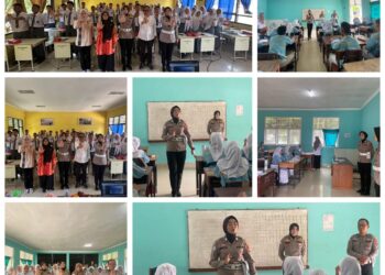 Mari Jaga Keselamatan Bersama, Satlantas Polres Ogan Ilir Kampanyekan Keselamatan Berlalu Lintas kepada Pelajar