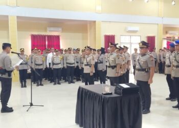 AKP Ledi Resmi Jabat Kapolsek Rambutan Polres Banyuasin Menggantikan Kapolsek Sebelumnya Kompol Mudjiono