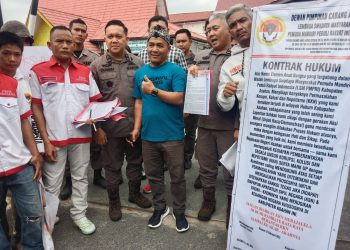 Desak Tetapkan Tersangka Kasus Korupsi Pengadaan 177 Desa, LSM PMPRI Geruduk Kantor Kejaksaan