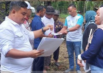 Majelis Hakim PN Rantauprapat Gelar Pemeriksaan Setempat (Descente)  Gugatan Jumadi Terhadap Pemdes Sidorukun