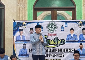 DR.Kiki Handoko Sembiring,SH.MKn. Anggota DPRD Sumut Membersamai Giat Safari Ramadhan DPD.BKPRMI Deli Serdang