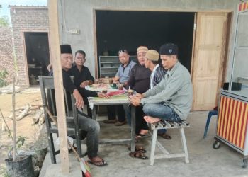 Sepulang Menghantar Pendiri FORWARSPAMS,Ketua Suleno Bahas Pembangunan Sekretariat Bersama Team