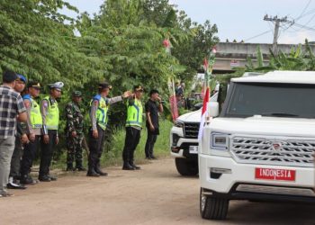 Kapolres Ogan Ilir AKBP Bagus Suryo Wibowo Pimpin Apel dan Pengamanan Kunker Presiden RI