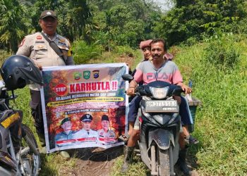 Maklumat Kapolda Riau Melalui Polsek Tualang,Stop Karhutla Bisa Pidana 10 Tahun Penjara Denda 10 Milyar