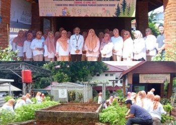 Peringati Hari Kartini,Dinas Hanpang Bogor Bersama Dharma Wanita Adakan Pelatihan Urban Farming