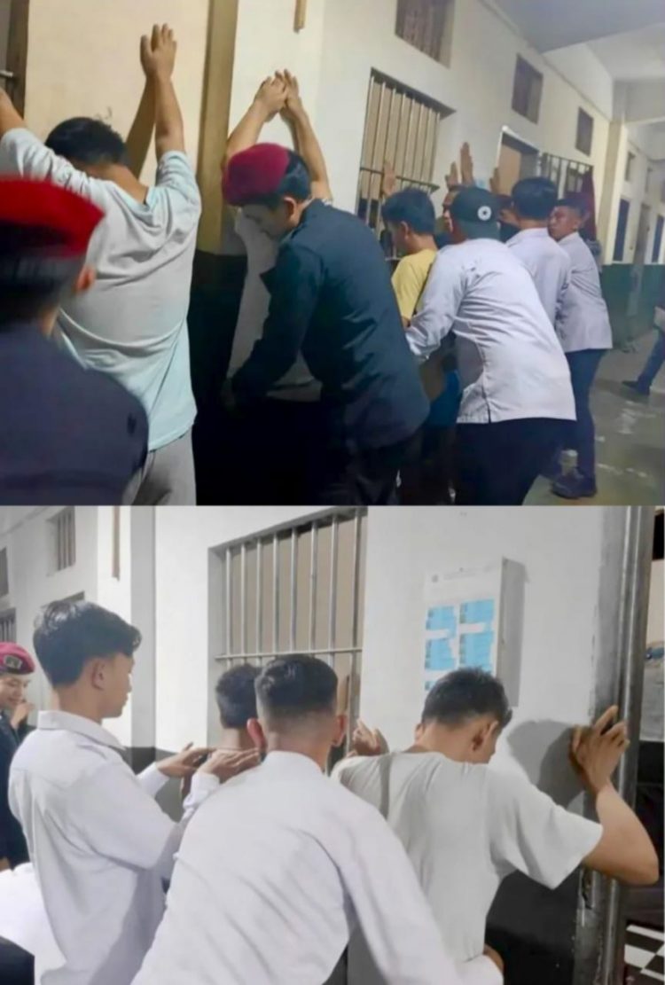 Lapas Pemuda Kelas III Langkat kembali melaksanakan razia blok-blok hunian untuk meminimalisir peredaran barang-barang dan benda berbahaya. Foto: SGN.