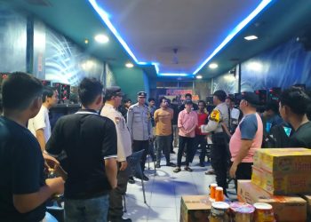 Cipta Kondusif Bagi Masyarakat Polres Siak Melalui Polsek Tualang Patroli Anti Premanisme dan C3 