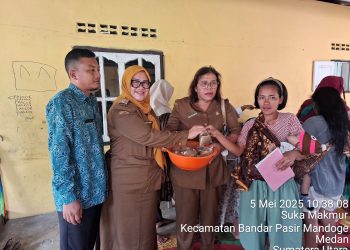 Puskesmas BP Mandoge Melaksanakan Pekan Imunisasi Se-Dunia di Desa Suka Makmur
