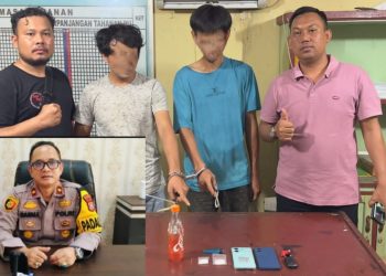 Polsek Kandis Resor Siak Ungkap Kasus Narkoba, Dua Pria Diamankan di Wisma Dayani