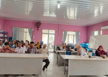 Wujud Kepedulian Polri, Bhabinkamtibmas Polsek Tualang Ikut Serta Dalam Rembuk Stunting di Maredan Barat