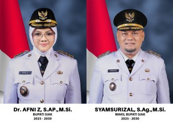 Bupati-Wakil Bupati Definitif Kabupaten Siak 2025-2030 Resmi Rilis Photo ke Publik, Begini Komentar Warga