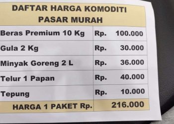 Menjelang Idul Adha 2025 Ini Daftar Harga Barang di Pasar Murah Aceh Tengah
