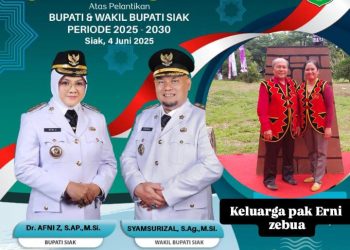 Jajaran Pengurus DPC-PKNR Kecamatan Dayun Mengucapkan Selamat Dan Sukses Atas Pelantikan Bupati Dan  Wakil Bupati Siak.