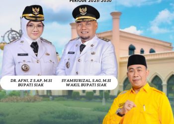 Ketua Komisi II DPRD Kabupaten Siak: Sujarwo S.M Dan Ketua LSM Penjara:  Optonica Zega Mengucapkan Selamat Atas Pelantikan Bupati Siak.