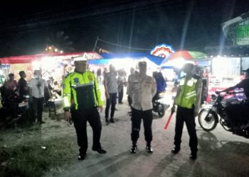 Polsek Kandis Gelar Patroli KRYD untuk Ciptakan Kamtibmas Kondusif Jelang Perayaan Kenaikan Isa Almasih
