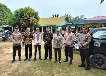 Polsek Tualang Amankan Ibadah Kenaikan Isa Al-Masih di Sejumlah Gereja