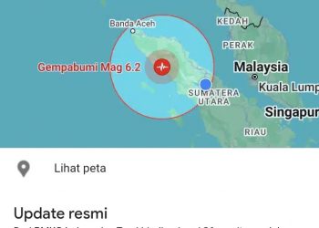 Breaking News!! Gempa 6,2 SR Guncang Aceh,Getaran Hingga Terasa Ke Aceh Tengah