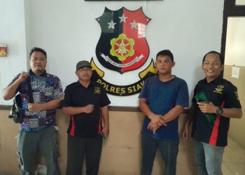 Lsm Penjara Siak Dampingin Korban Pengeroyokan Ke Polres Siak. Pelaku Mengaku LSM Pekanbaru