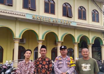 Polsek Kandis Amankan Pelaksanaan Sholat Idul Adha 1446 H di Sejumlah Masjid di Kecamatan Kandis