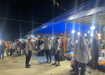 Polsek Kandis  Tingkatkan Patroli Cegah Kriminalitas di  Wilkum Kandis