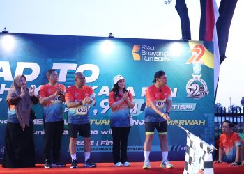 Polda Riau Gelar Road to Riau Bhayangkara Run 7,9 K