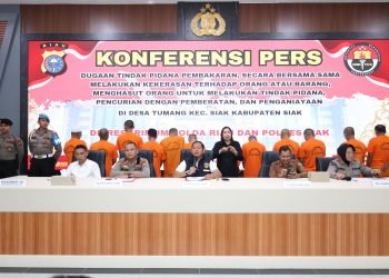 Polda Riau Tetapkan 13 Tersangka Terkait Kerusuhan di PT. SSL Siak