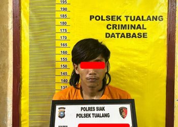 Polsek Tualang Tangkap Pengedar Sabu dan Ekstasi, 5,49 Gram Sabu dan 48 Butir Pil Diamankan