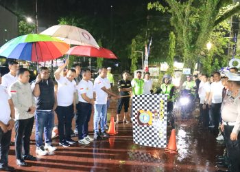 Safety Riding Competition Bhayangkara Kapolres CUP 2025 Meriahkan Tualang, Kabupaten Siak.