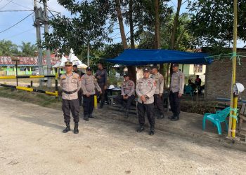 Patroli Kamtibmas Pasca Unjuk Rasa di PT. SSL, Polsek Siak Pastikan Situasi Aman dan Kondusif