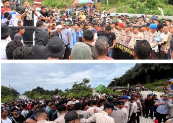 Wakapolres Siak Pimpin Langsung Pengamanan Aksi Unjuk Rasa Jilid 2 di PHR Minas