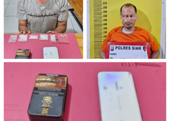 Sat Narkoba Polres Siak Bekuk Bandar Shabu, Amankan 15,45 Gram dan Ekstasi di Mempura