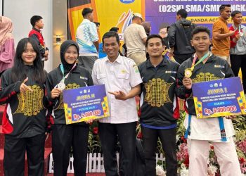 SMA Negeri Vll Banda Aceh Kembali Dapatkan Mendali Emas dan Perak di Ajang O2SN Tingkat Aceh 2025