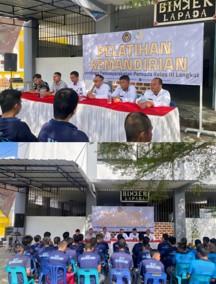 WBP Lapas Pemuda Kelas III Langkat Dapat Bekal Pelatihan Barbershop dan Pengelasan. Foto: Dok. Humas Lapas Pemuda Kelas III Langkat.