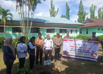 Polsek Sungai Apit Gelar Sosialisasi Bahaya Narkoba & Police Go To School, Tanamkan Semangat Green Policing di Kalangan Pelajar