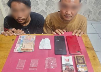 Satresnarkoba Polres Siak Gulung Dua Pemuda di Kandis, Amankan Shabu & Ekstasi Siap Edar