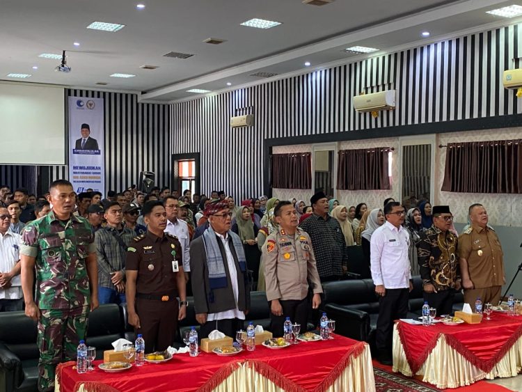 Anggota DPR RI, Muslim Ayub bersama Kanwil HAM Aceh, menggelar kegiatan Pelaksanaan Perlindungan, Penghormatan, Pemenuhan, Penegakan, dan Pemajuan Hak Asasi Manusia (P5HAM). (19/8/2025)