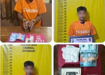 Polsek Minas Tangkap Pengedar Narkotika, 6,72 Gram Shabu Diamankan di Belakang Rumah Pelaku