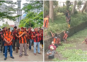 Semangat Pancasila Berkobar di Ujung Padang: PAC Pemuda Pancasila Gelar Gotong Royong Sambut Hari Kesaktian