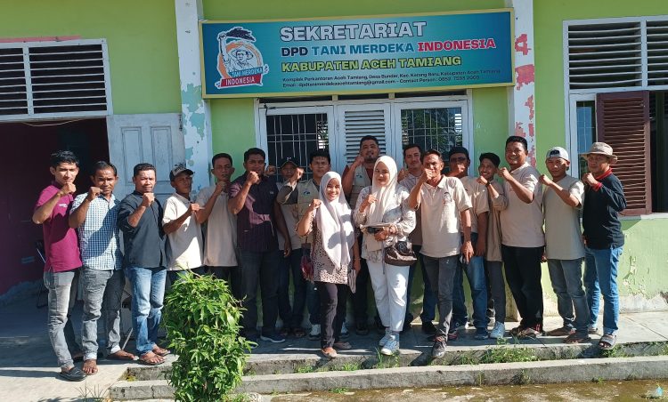 DPD Tani Merdeka Aceh Tamiang menggelar Rapat Koordinasi (Rakor) pengurus pada Sabtu (04/10/2025).