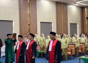 Tiga Nahkoda Baru Pengadilan Negeri di Aceh Resmi Berlayar: Kepala Tinggi Pengadilan Ingatkan untuk Jaga Amanah