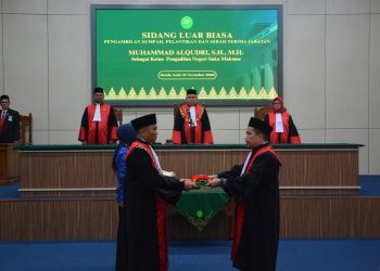 Ketua Pengadilan Banda Aceh Resmi Melantik Muhammad Alqudri Sebagai KPN Suka Makmue