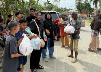 Empati dan Solidaritas SMAN 7 Banda Aceh, Salurkan 100 Paket Bantuan ke Aceh Timur