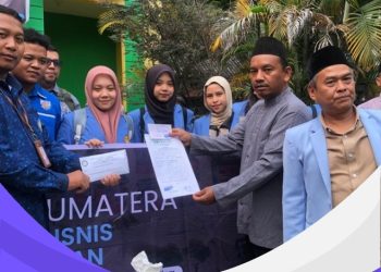 Solidaritas Tanpa Batas: KNPI dan BEM AMIK Polibisnis Perdagangan Salurkan Bantuan Korban Bencana Sumatera 