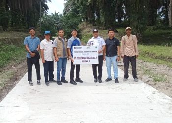 Melalui Program TJSL, PTPN IV Regional II Dukung Pembangunan Infrastruktur Masyarakat Simalungun