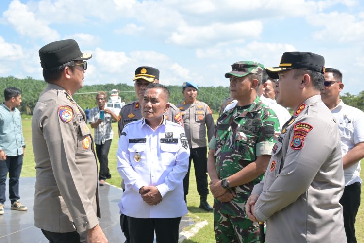 Tim Mabes Polri dipimpin langsung oleh Karojakstra Stamarena Polri, BRIGJEN Pol Dr Adex Yudiswan, S.H., S.I.K., M.Si., tinjau lokasi pembangunan Asrama  Polres Labusel