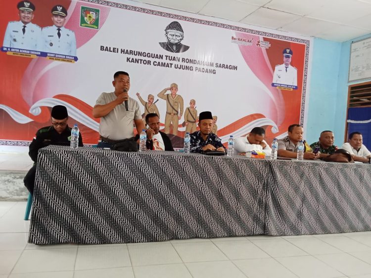 Situasi serius saat rapat berlangsung demi kesepakatan melarang penggunaan full musik dan DJ dalam setiap kegiatan hiburan masyarakat, Rabu (28/01/2026).