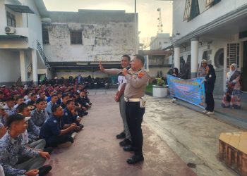 Operasi Keselamatan Toba 2026, Polres Labuhanbatu Ajak Pelajar Jadi Pelopor Tertib Berlalu Lintas