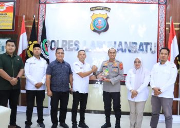 Kapolres Labuhanbatu Terima Audiensi Komisioner KPU Labuhanbatu dan Labura